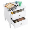 2Chest of Drawer Bedside Cabinet Bedroom Table Storage Bedroom Furniture White