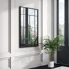 Window Style Mirror Home Decoration Wall Mount Fireplace Hallway Outdoor Mirror