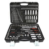 NEW!!! CRENEX Professional 216 pcs Ratchet Socket Set 1/2 1/4 3/8 Tools Toolbox