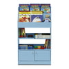 Kidkanac Magazine/Bookshelf with Toy Storage Cabinet, Light Blue