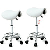 1/2Set Beauty Saddle Salon Stool Chair Hairdressing Barber Tattoo Therapist Lift