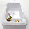 New Bamboo Wooden Bath Tub Rack Bathroom Shelf Tidy Tray Storage Caddy UK