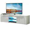 Modern TV Unit Cabinet Cupboards TV Stand High Gloss Doors with LED Light Drawer