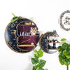 Moon Shelf For Crystal Display Wall Mounted Moon Wooden Shelves For Wall Déco