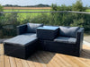 Victoria Rattan Garden Furniture Corner Sofa Lounge Set In/Outdoor Extra Wide