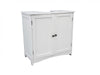 Woodluv Under Sink Bathroom Storage Cabinet & Cupboard - White