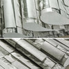 3D Slate Stone Wallpaper Roll Brick Effect Feature Retro Wall Textured 10M Rolls