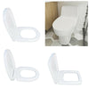 O/U/Square Shape Design WC Toilet Seat Soft Close Top Fix Quick Release Hinge UK