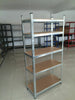 GALVANISED - 5 TIER METAL SHELVING UNIT STORAGE RACKING SHELVES GARAGE WAREHOUSE