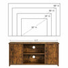 Vintage Retro TV Stand Sideboard Storage Cabinet Media Unit Slim Rustic Cupboard