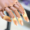 New Adjustable Nail Art Training Hand Practice Learning Model Refit Tips