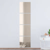 Set Of Self Adhesive Wall Mounted Bathroom Kitchen Bedroom Mirror Tiles 20cm UK