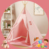 Large Canvas Children Indian Tent Teepee Kids Wigwam Indoor Outdoor Play House