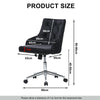 Velvet Home Office Chair Computer Desk Chairs Ergonomic Swivel Tilt Lift Black