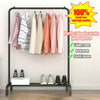 Heavy Duty Metal Clothes Rail Hanging Rack Garment Display Stand Storage Shelf✨