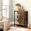 Vintage Storage Cabinet Sideboard Floor Standing Cabinet With 3 Shelves LSC74BX