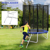 Children’s LargeTrampoline With Safety Net , 6FT Kids Rebounder Ladder UK