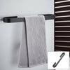 25cm New Towel Rail Rack Holder Wall Mounted Bathroom Shelf Stainless steel UK