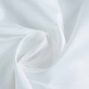Extra Wide Long Drop Shower Curtain Plain White 100% Polyester Bathroom 12 Hooks