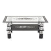 Lux Coffee Tables Black with Shelf Rectangle Modern Contemporary For Living Room