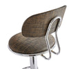 2x Barstools Breakfast Bar Stools Kitchen High Chair Swivel Lift Bistro Brown