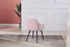 Set of 2 Fabric Armchair Dining Chairs with Knocker Padded Dining Room Kitchen