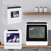 Table Top Mini Dishwasher 6-Program Freestanding 5L Dish Cleaner LED Dish Basket