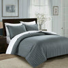 100% Hotel Quality Bed Set Striped Duvet Cover & Pillowcase Single Double King