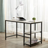 Home Office Desk Computer Desks Writing Table with Shelves Shelf Laptop PC