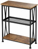 Vintage Industrial Table Small Stand Open Shelves Sofa End Rustic Hall Cabinet
