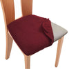 UK Stretch Dining Chair Seat Covers Removable Seat Cushion Slipcovers Protector