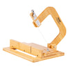 Soap Cutter 0-2in Adjustable Bamboo Soap Slicer With Stainless Steel Wire