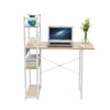 Home Wood Computer Desk PC Laptop Table Office Study Simple Workstation Shelves