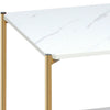 2 Tier Nordic Side End Table Coffee Marble Bedside Living Room Desk Sofa Table