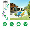 Hanging Hummingbird Lights LED Outdoor RGB Wind Chimes Solar Powered Lamp Garden