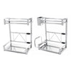 Kitchen Storage Organizer Shelf Stainless Steel Rack Holder Cupboard Spice Stand