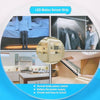 Motion Sensor PIR LED Light Bar Active Battery Kitchen NightLight Under bed UK