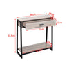 Oak Beech Console Table w/Drawer&Shelf Hallway Hall Table Dressing Table Bedroom