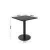 Black/White Table Folding Chairs Portable Kitchen Dining Office Cafe Furniture