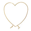 210cm(6.89ft) Heart Shaped Wedding Metal Balloon Arch Stand Frame Display Kit UK