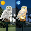 Owl Solar Powered Garden Light LED Outdoor Ornament Lawn Waterproof Novelty Lamp