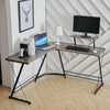 L-Shape Corner Gaming Desk Computer PC Workstation Writing Table Two Worktop NEW