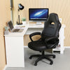 White L-Shaped Computer Desk Corner PC Table w/ Shelves Workstation Home Office