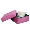 Velvet Foldable Storage Ottoman Seat Stool footrest Bench 60cm x 60cm x 30cm