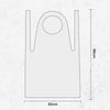 100 X Disposable Waterproof Apron Gown Polythene Adult Plastic Aprons Kitchen UK
