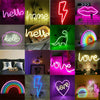 Neon Sign Light LED Wall Lights Art Deco Lamp for Kids Bedroom Home Bar Party UK