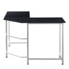 Black Computer Desk L Shape Home Office Desks Large PC Workstation Corner Table
