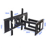 32-65" Heavy Duty Wall TV Mount Flexible Full Motion Swing Dual Long Arm Bracket