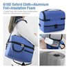 Double Deck Insulated Lunch Box Removable Shoulder Strap for Men /Women/Kids UK