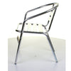 Aluminium Chrome Bistro Table Square Round Stacking Chair Cafe Outdoor Furniture